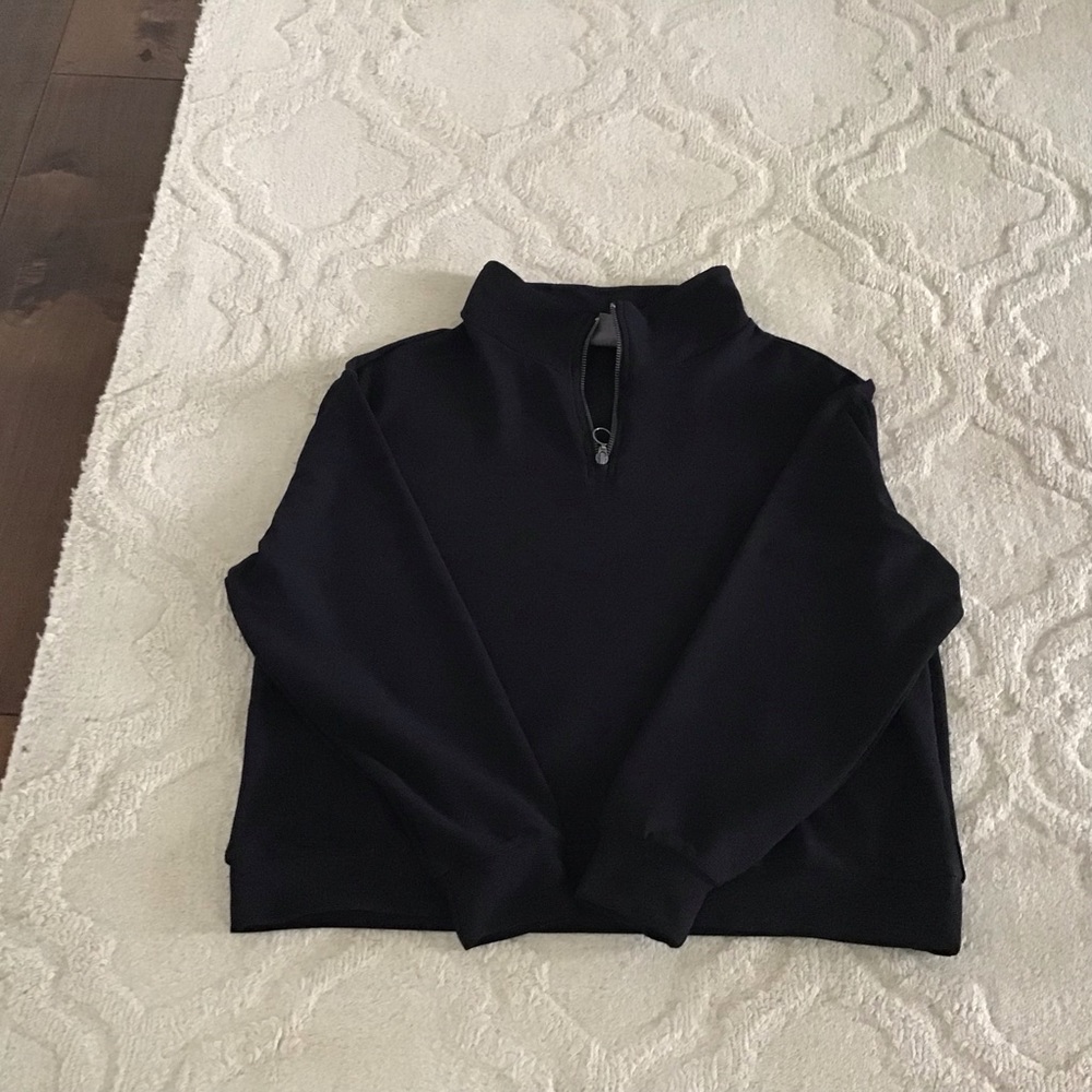 Joe Fresh Active ribbed quarter zip
